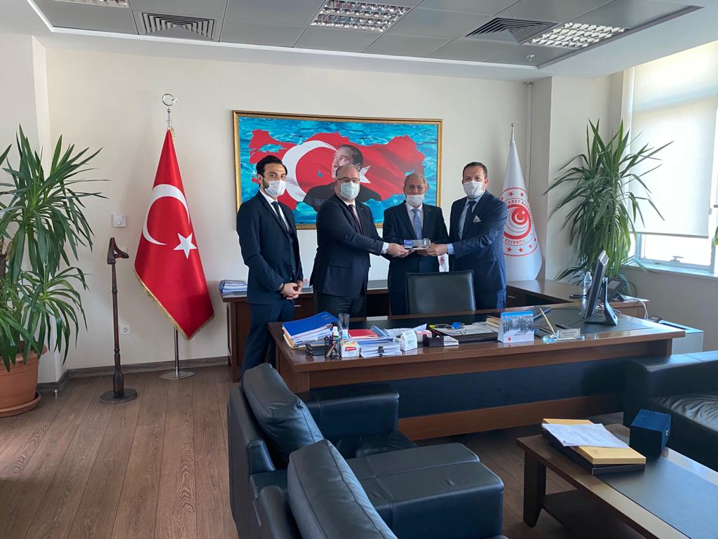 UND, Yeni Atanan Muratbey Gümrük Müdürü Vedat Aydın'ı Ziyaret Etti