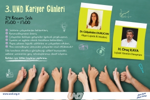 3.UND Kariyer Günleri Online Ortama Taşınıyor