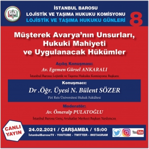 İstanbul Barosu Çevrimiçi Seminerine Davet