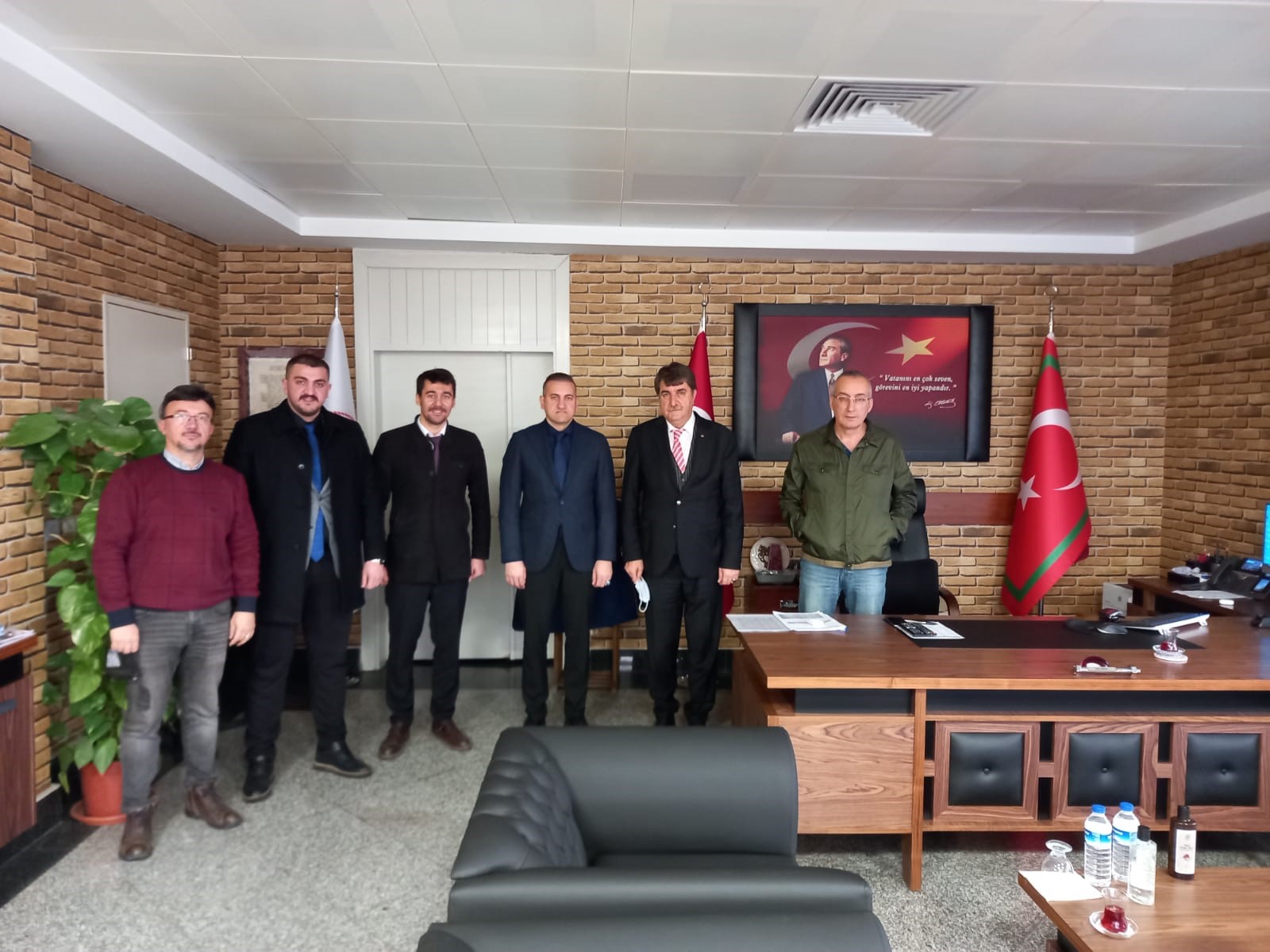 UND Heyeti, İpek Yolu Gümrük ve Dış Ticaret Bölge Müdürü Sayın Alp Giray'ı Ziyaret Etti