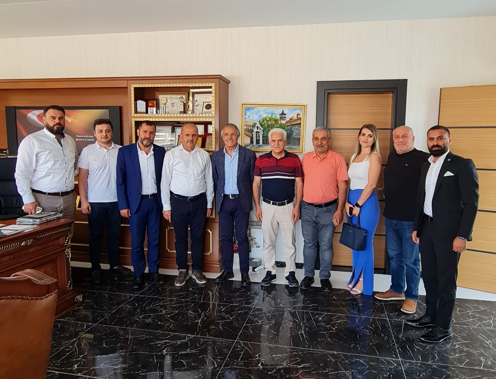 UND Hatay Bölge Yönetimi Türkiye İhracatçılar Meclisi Yönetimine Seçilen Ali Kavak’a Tebrik Ziyareti Gerçekleştirdi