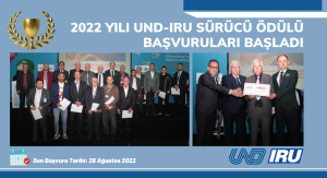 UND-IRU Sürücü Ödülü Başvuruları Başladı!
