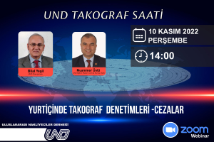 Yurtiçinde Takograf Denetimleri - Cezalar Konulu Eğitim Webinarı