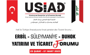 Erbil, Süleymaniye, Duhok Yatırım ve Ticaret Forumu – 25 Şubat – 1 Mart 2023