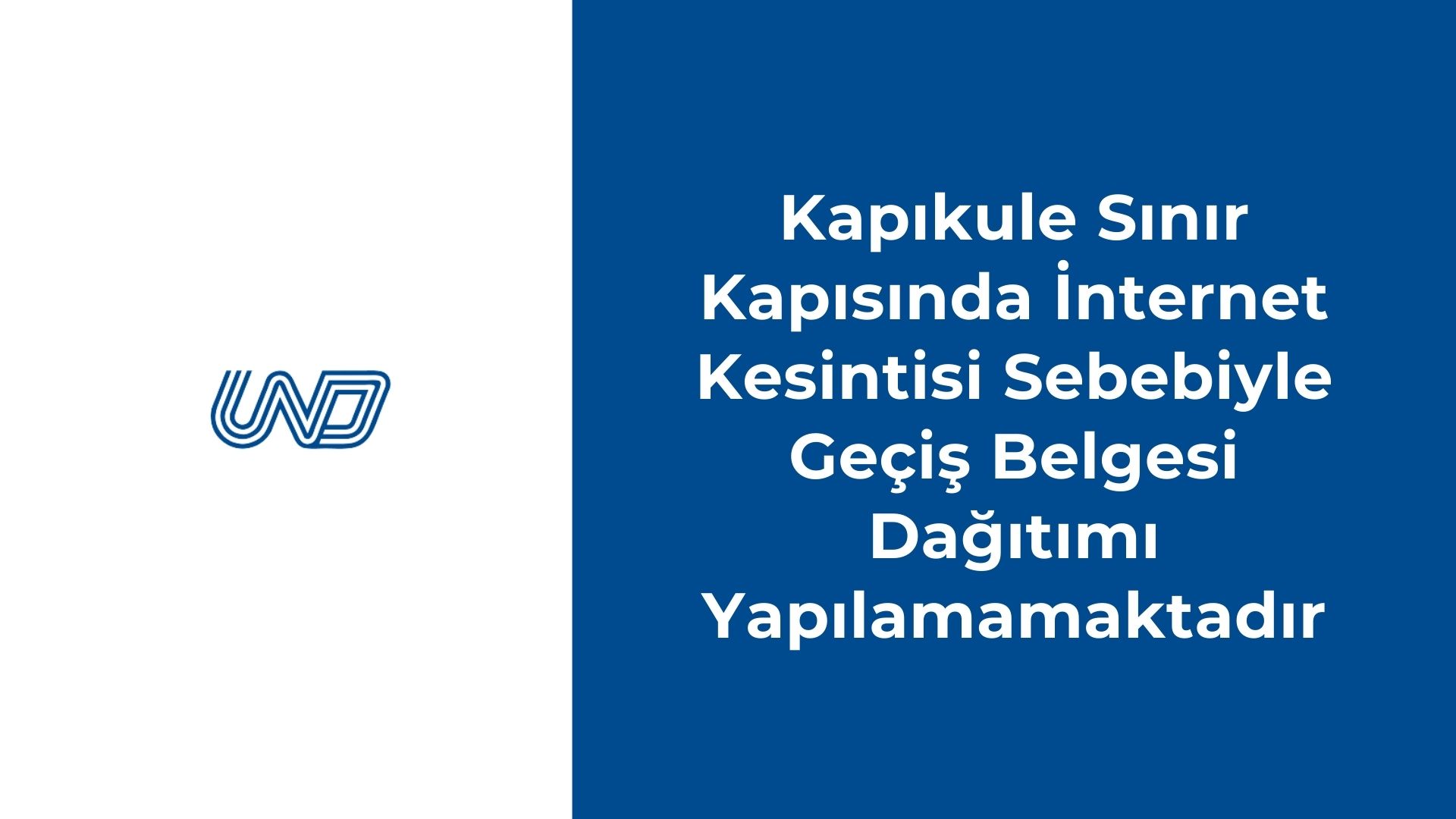 Kapıkule Sınır Kapısında İnternet Kesintisi Sebebiyle Geçiş Belgesi Dağıtımı Yapılamamaktadır