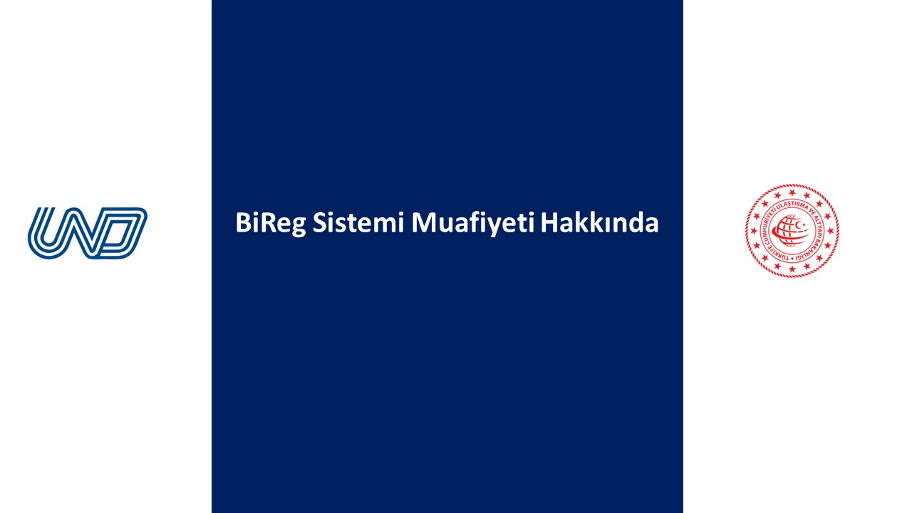 BiReg Sistemi Kayıtlarına 28 Şubat 2023 Tarihine Kadar Muafiyet Getirilmiştir