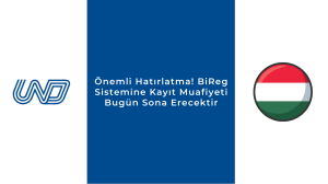 Önemli Hatırlatma! BiReg Sistemine Kayıt Muafiyeti Bugün Sona Erecektir