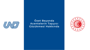 Özet Beyanda Acentelerin Taşıyıcı Gözükmesi Hakkında