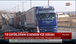 Tır Şoförlerinin Schengen Vize Sorunu Çözüm Bekliyor