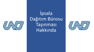 İpsala Geçiş Belgesi Dağıtım Bürosu’nun Taşınması Hakkında