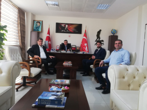 Diyarbakır Gümrük Müdürü Mustafa Karacaoğlu Makamında Ziyaret Edildi