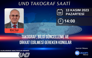 Takografta Bilgi Güncelleme Ve Dikkat Edilmesi Gereken Konular Webinarı / 13 Kasım 2023