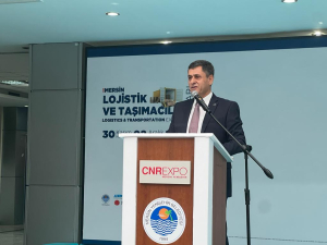 UND Başkanı Şerafettin Aras Mersin Lojistik ve Taşımacılık Fuarının Açılışında Konuşma Yaptı