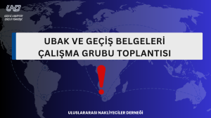 UBAK ve Geçiş Belgeleri Çalışma Grubu Toplantısı 22 Nisan Pazartesi Gerçekleştirilecektir