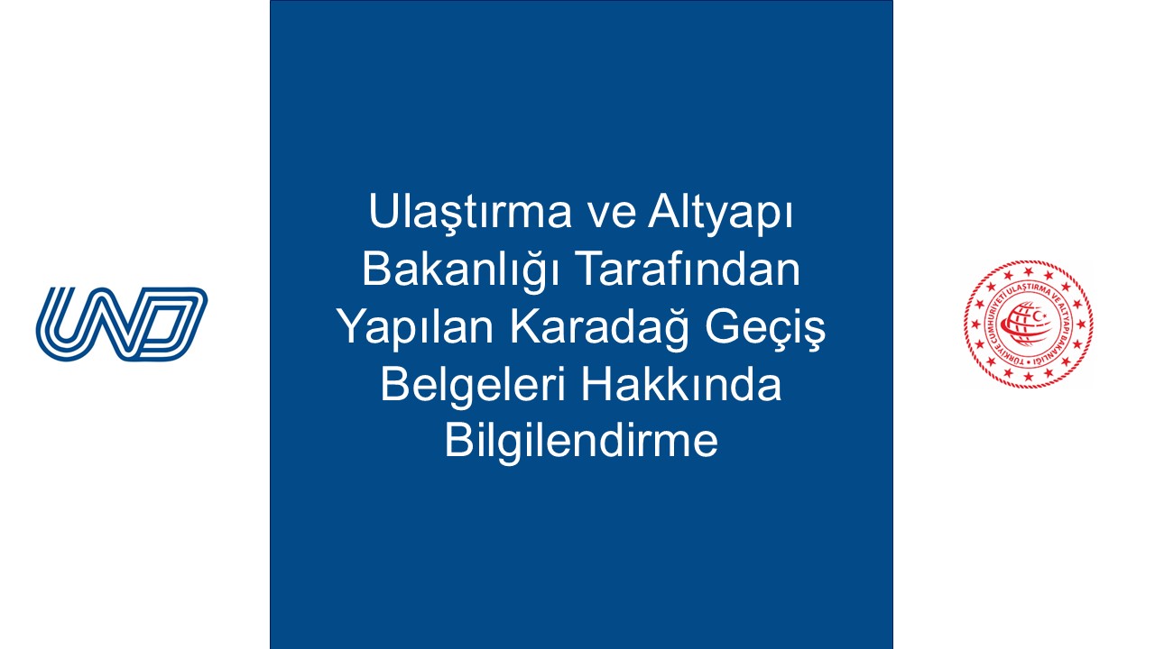 Karadağ Geçiş Belgeleri Hakkında Bilgilendirme
