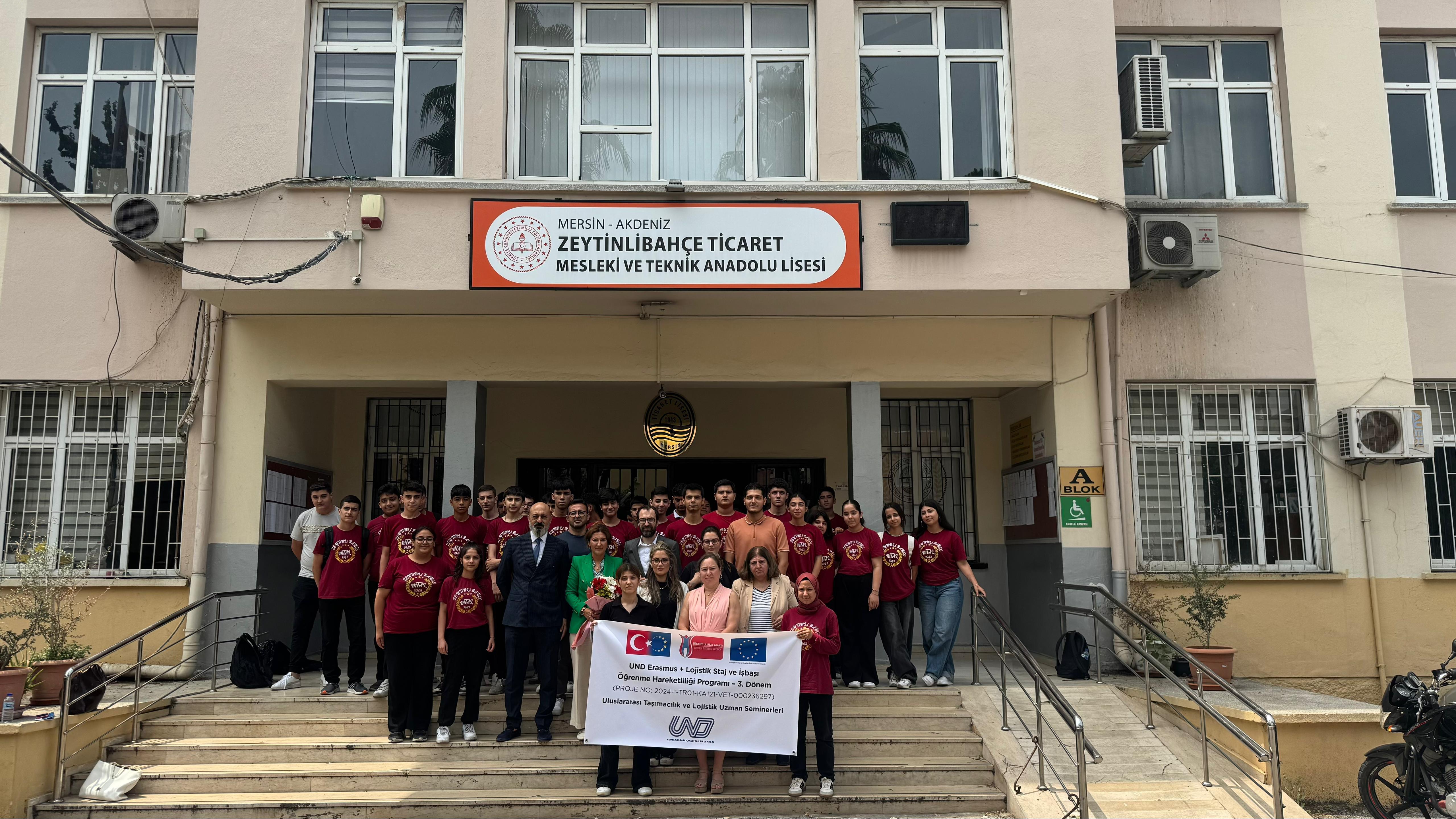 UND Erasmus + Mesleki Eğitim Projesi Kapsamında Düzenlenen Seminerler Dizisi Mersin’de Tamamlandı