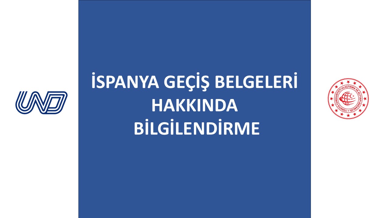 İspanya Geçiş Belgeleri Hakkında Bilgilendirme
