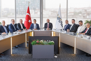 UND Başkanı Şerafettin Aras ve Yönetim Kurulundan MÜSİAD Genel Başkanı Burhan Özdemir’e Ziyaret