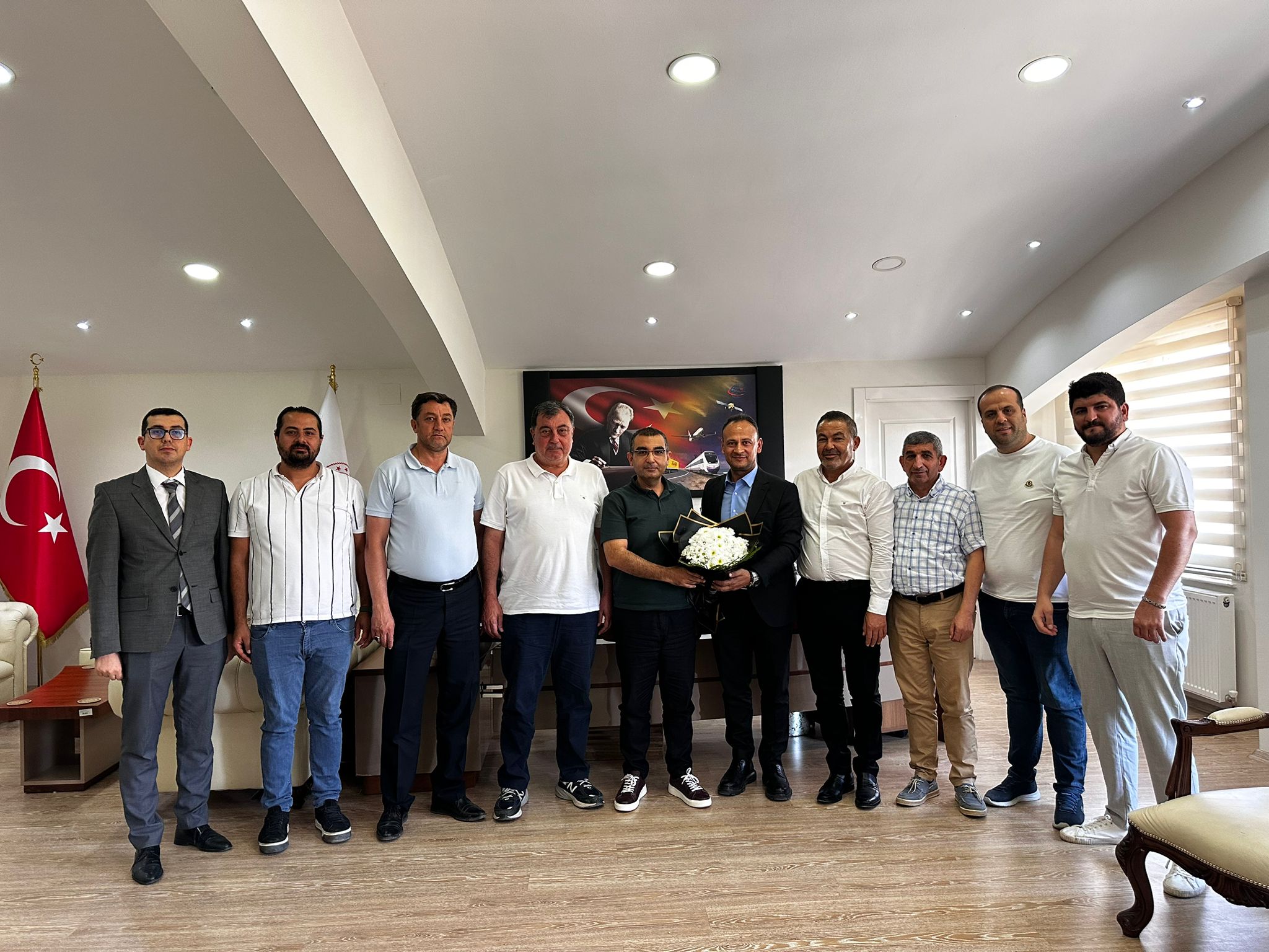 Und Heyeti, Yeni Atanan Gaziantep VII. Ulaştırma Bölge Müdürü Sayın Ümit Çatulay’a Ziyarette Bulundu