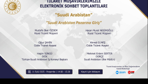 Ticaret Müşavirlerimizle Elektronik Sohbet Toplantıları – Suudi Arabistan Pazarına Giriş