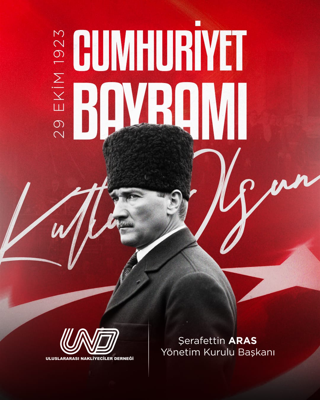 29 Ekim Cumhuriyet Bayramımız kutlu olsun