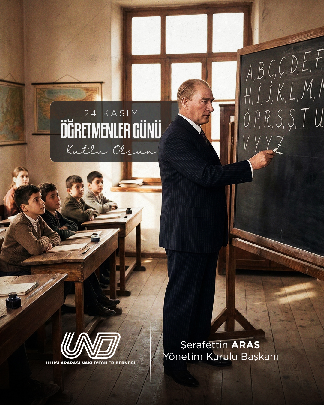 24 Kasım Öğretmenler Günü Kutlu Olsun