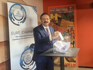 Hisarcıklıoğlu yeniden Eurochambres Başkan Vekili!