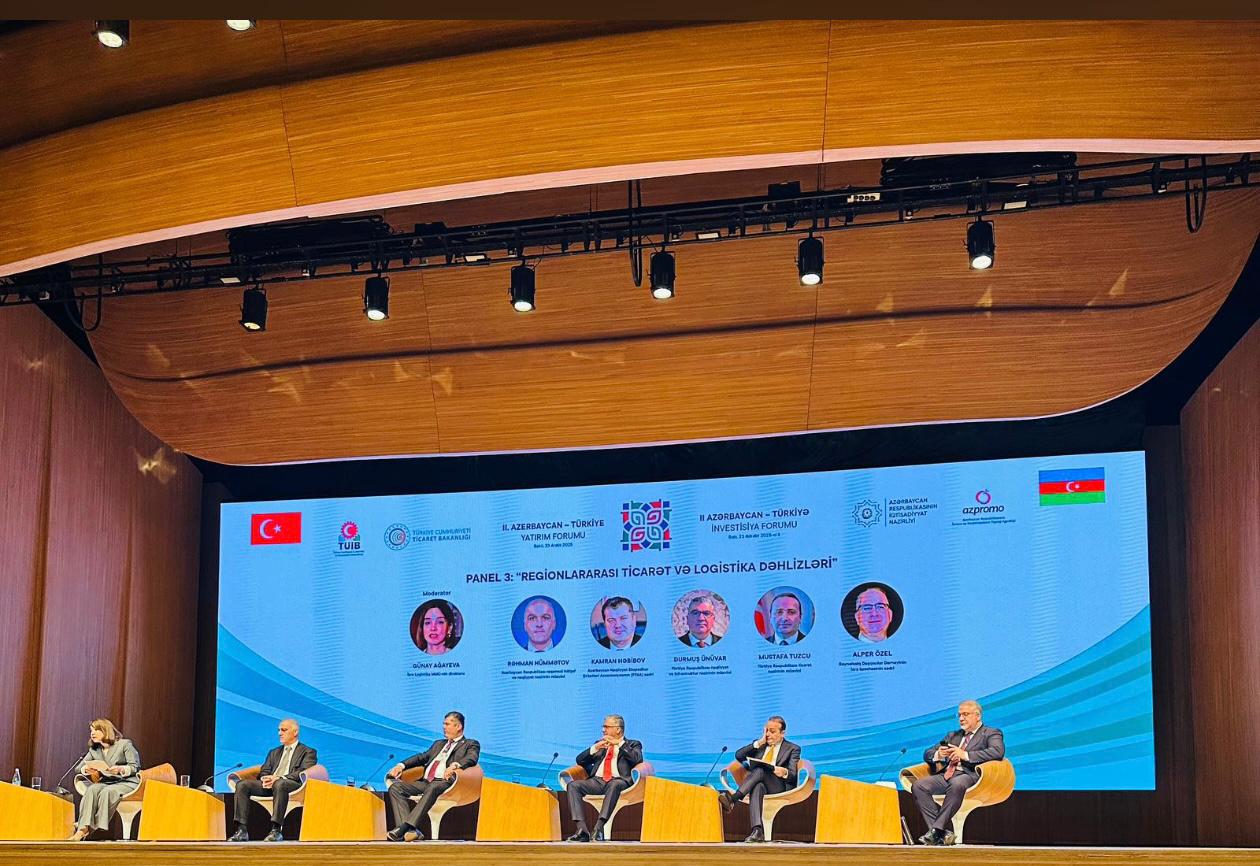Orta Koridor ve Hazar Geçişi II. Türkiye–Azerbaycan Yatırım Forumu’nda Ele Alındı