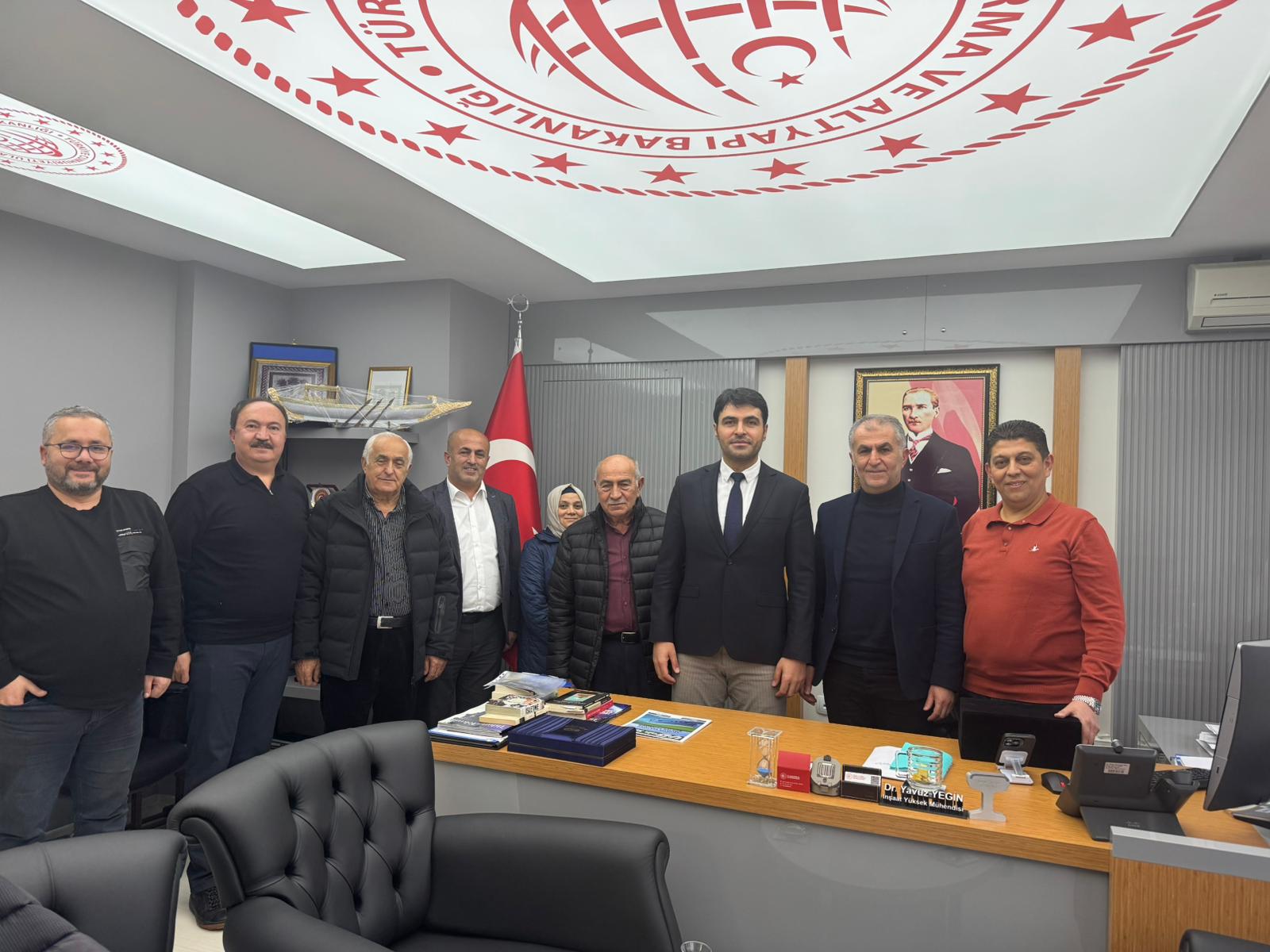 Ulaştırma ve Altyapı Bakanlığı Bolu Bölge Müdürlüğüne Ziyaret Gerçekleştirildi