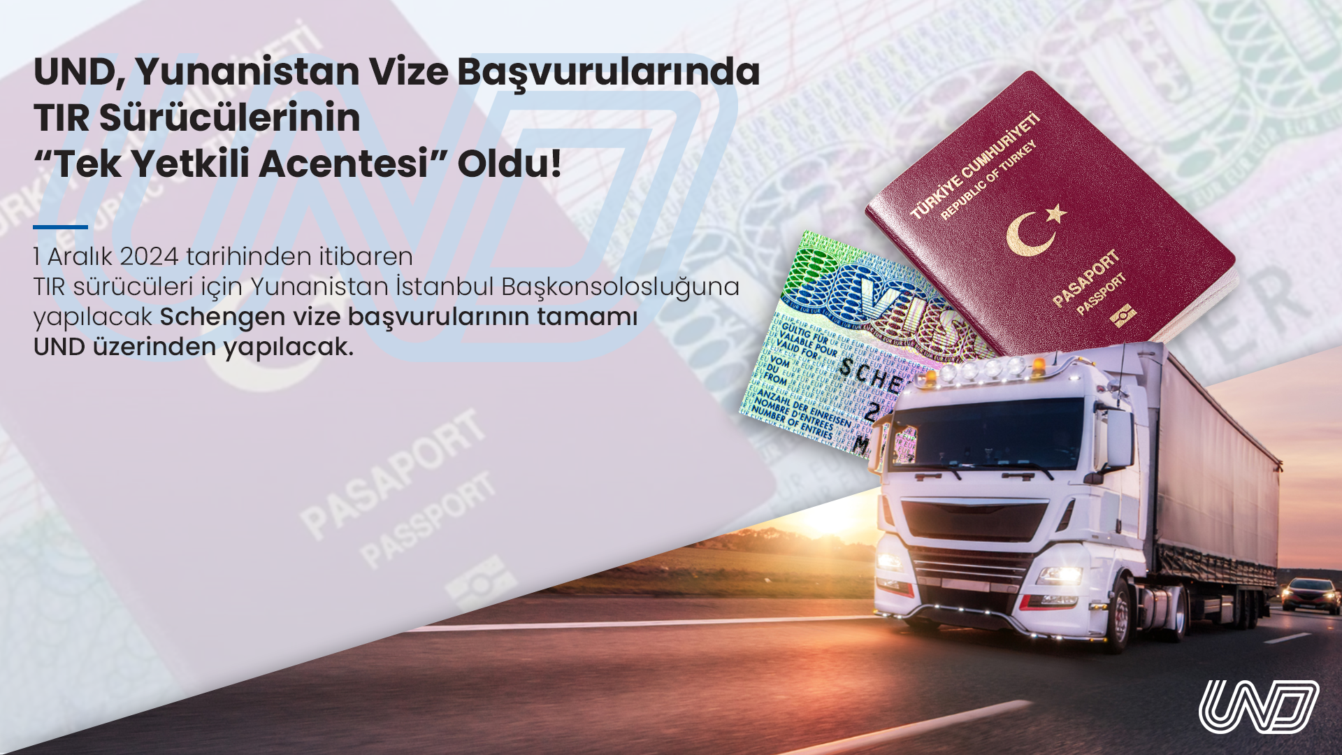 UND ÜZERİNDEN YAPILACAK YUNANİSTAN VİZE BAŞVURULARI HAKKINDA