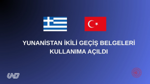 Yunanistan İkili Geçiş Belgeleri Kullanıma Açıldı