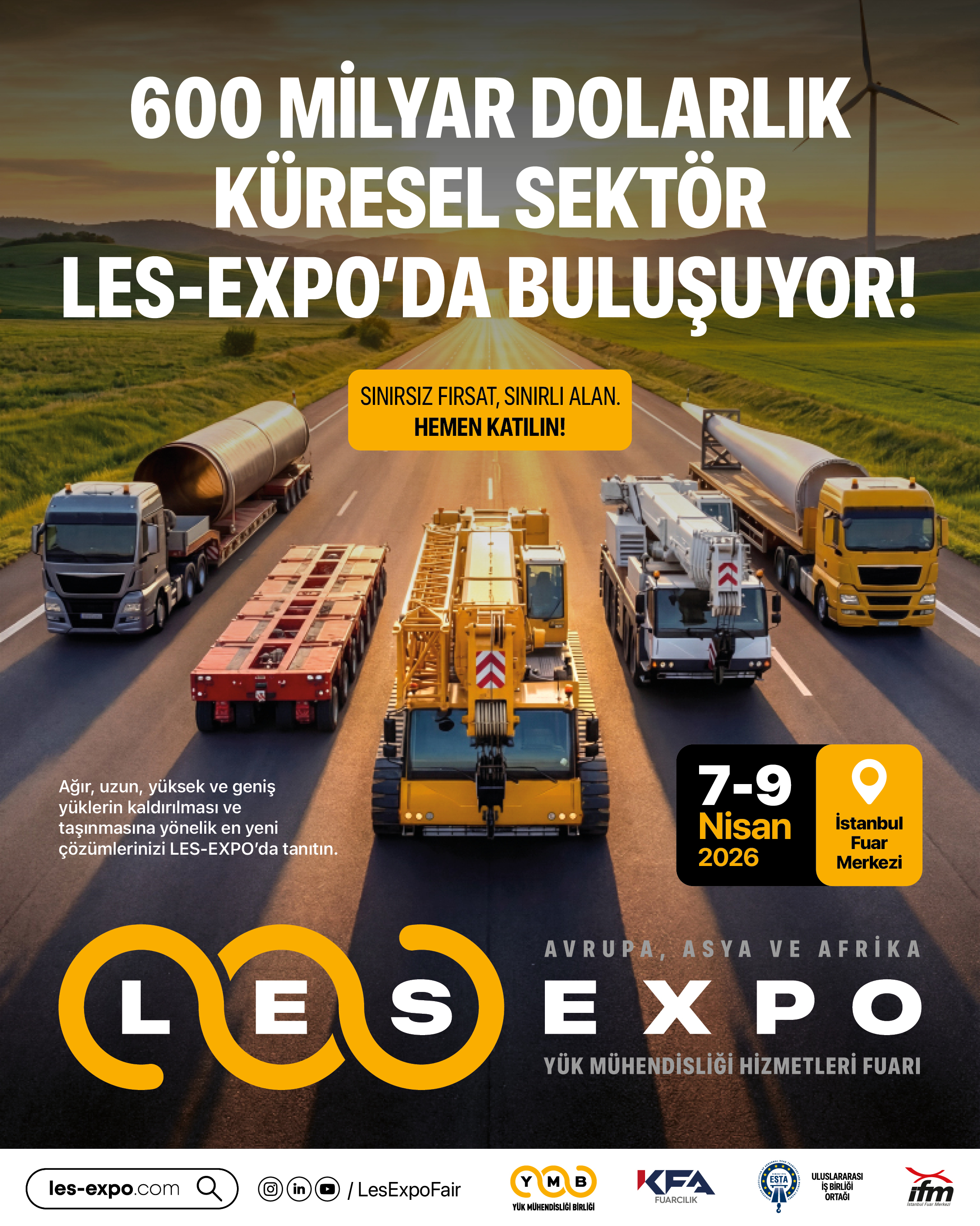 LES-EXPO 2026 Yük Mühendisliği Hizmetleri Fuarı