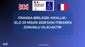 Fransa-Birleşik Krallık: ELO 20 Nisan 2026'dan İtibaren Zorunlu Olacaktır