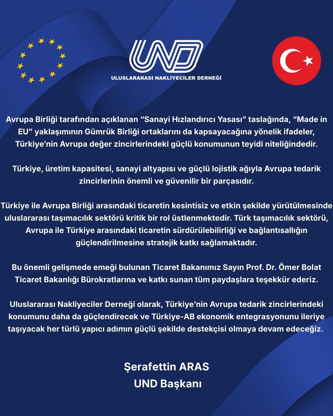 Türkiye–AB Ekonomik Entegrasyonunda Önemli Bir Adım