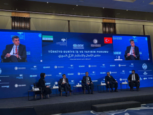 Başkanımız Şerafettin Aras, Türkiye – Suriye İş ve Yatırım Forumu’nda Suriye’nin Stratejik Önemini Vurguladı