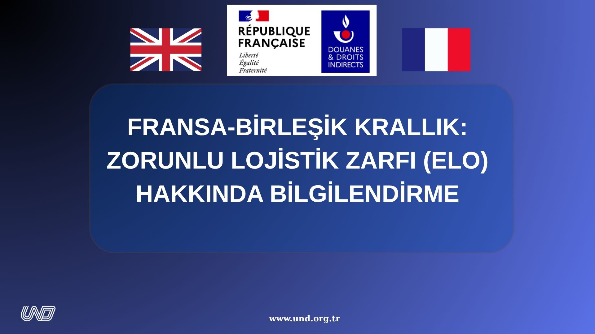 Fransa-Birleşik Krallık: ELO 20 Nisan 2026'dan İtibaren Zorunlu Olacaktır