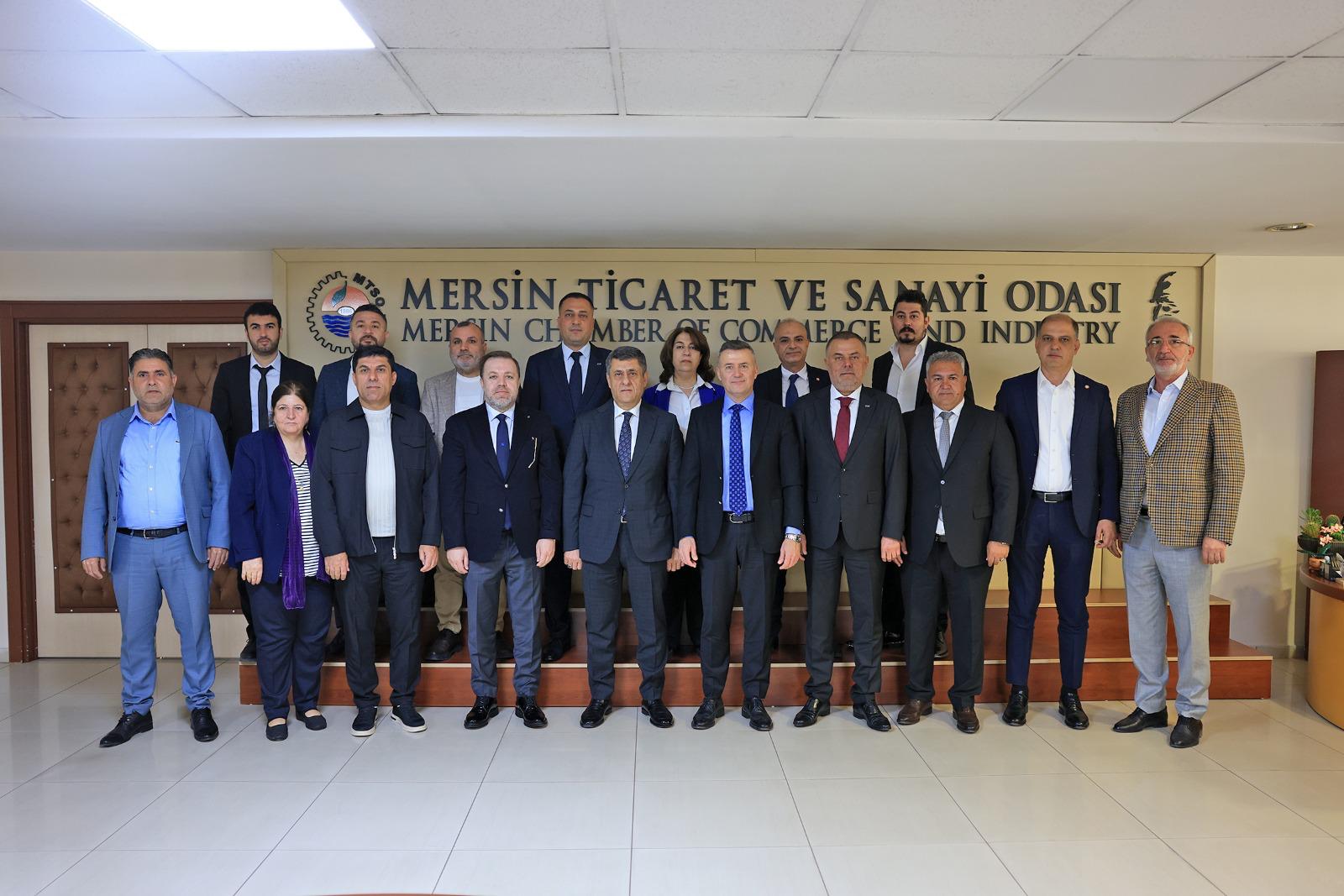 UND Başkanı Aras, MTSO Başkanı Çakır ile görüştü