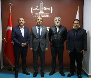 UND Heyetinden Iğdır Valisi M. Fırat Taşolar’a Hayırlı Olsun Ziyareti
