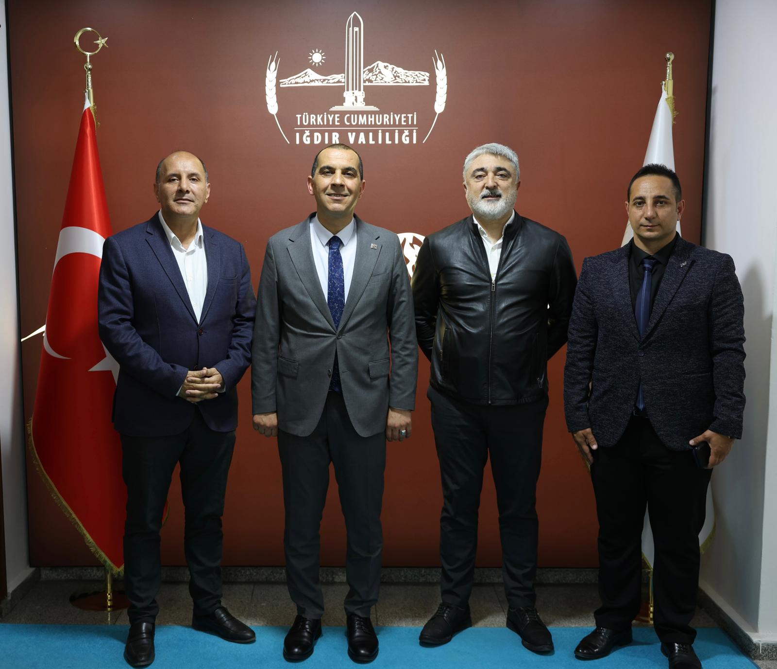 UND Heyetinden Iğdır Valisi M. Fırat Taşolar’a Hayırlı Olsun Ziyareti