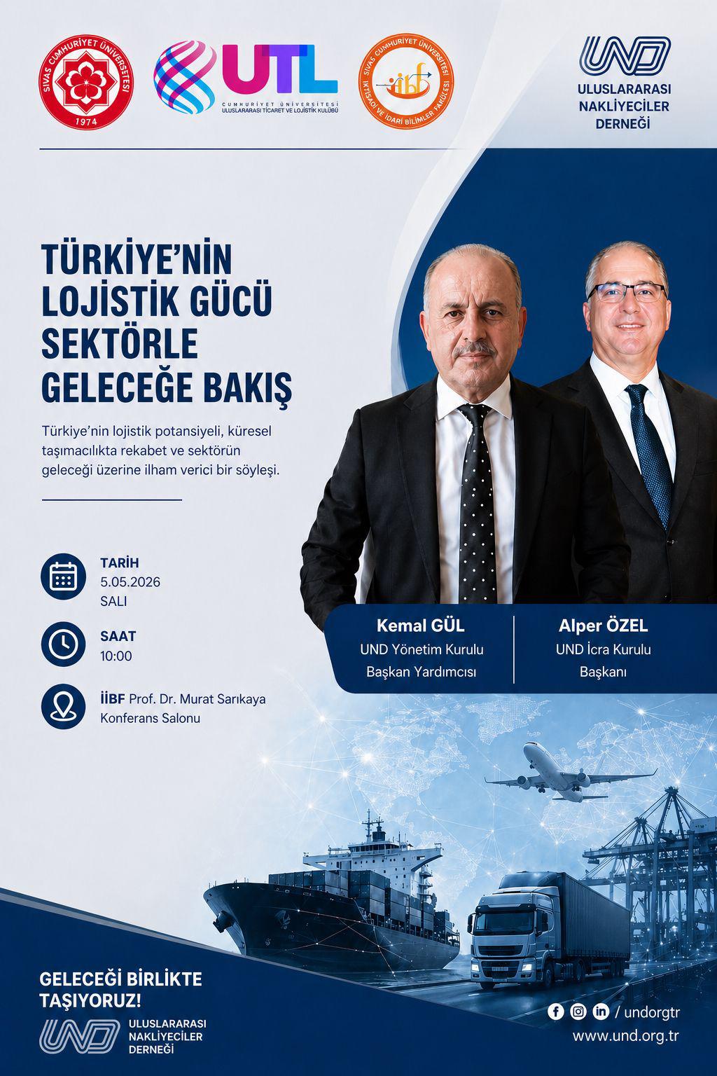 UND, Sivas Cumhuriyet Üniversitesi’nde Lojistik ve Ticaret Bölümü Öğrencileriyle Buluşuyor