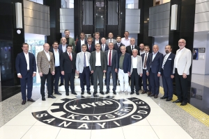 Başkan Şerafettin Aras ve UND Yönetimi, KSO Başkanı Büyüksimitci ile Kayseri’nin Lojistik Geleceğini Görüştü