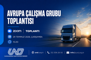 Hatırlatma - Avrupa Çalışma Grubu Toplantısı 29 Temmuz Tarihinde Gerçekleştirilecek