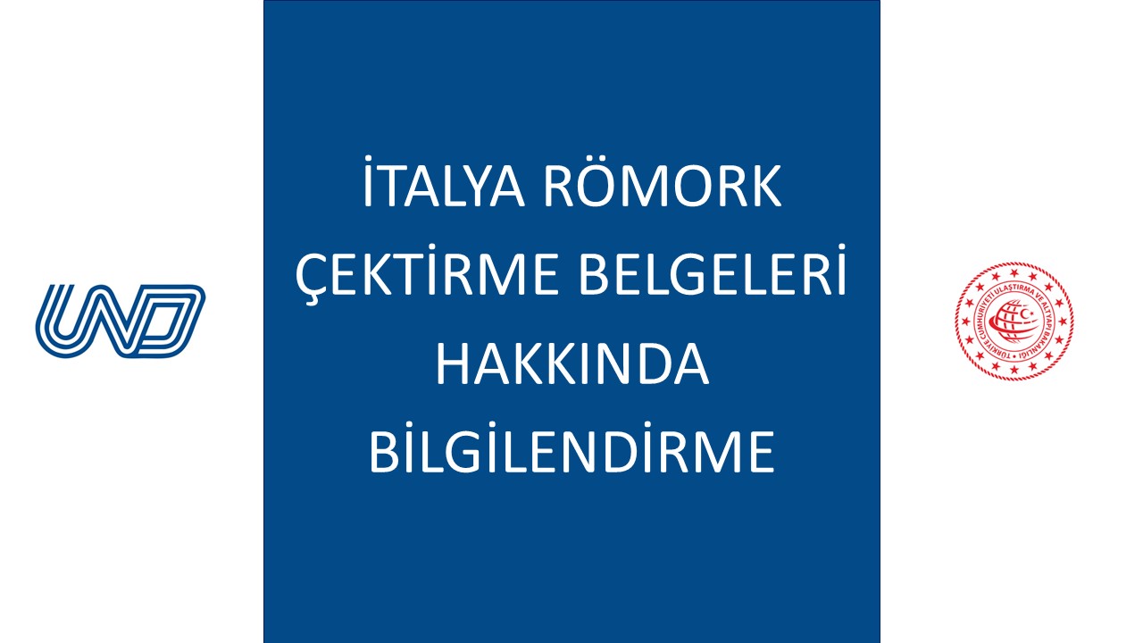İtalya Römork Çektirme Belgeleri Hakkında Bilgilendirme
