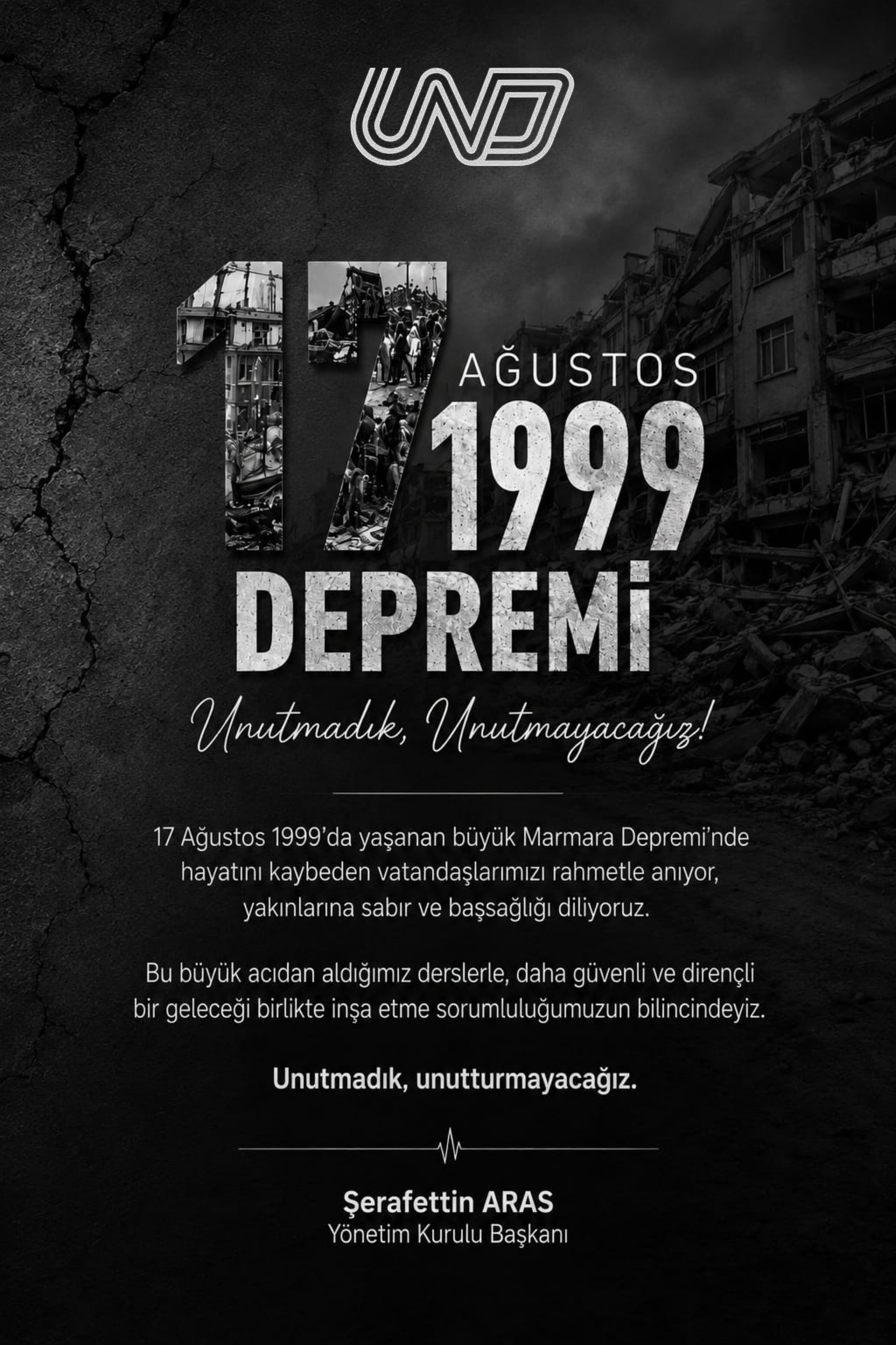 17 Ağustos 1999 Marmara Depremi: Unutmadık, Unutmayacağız