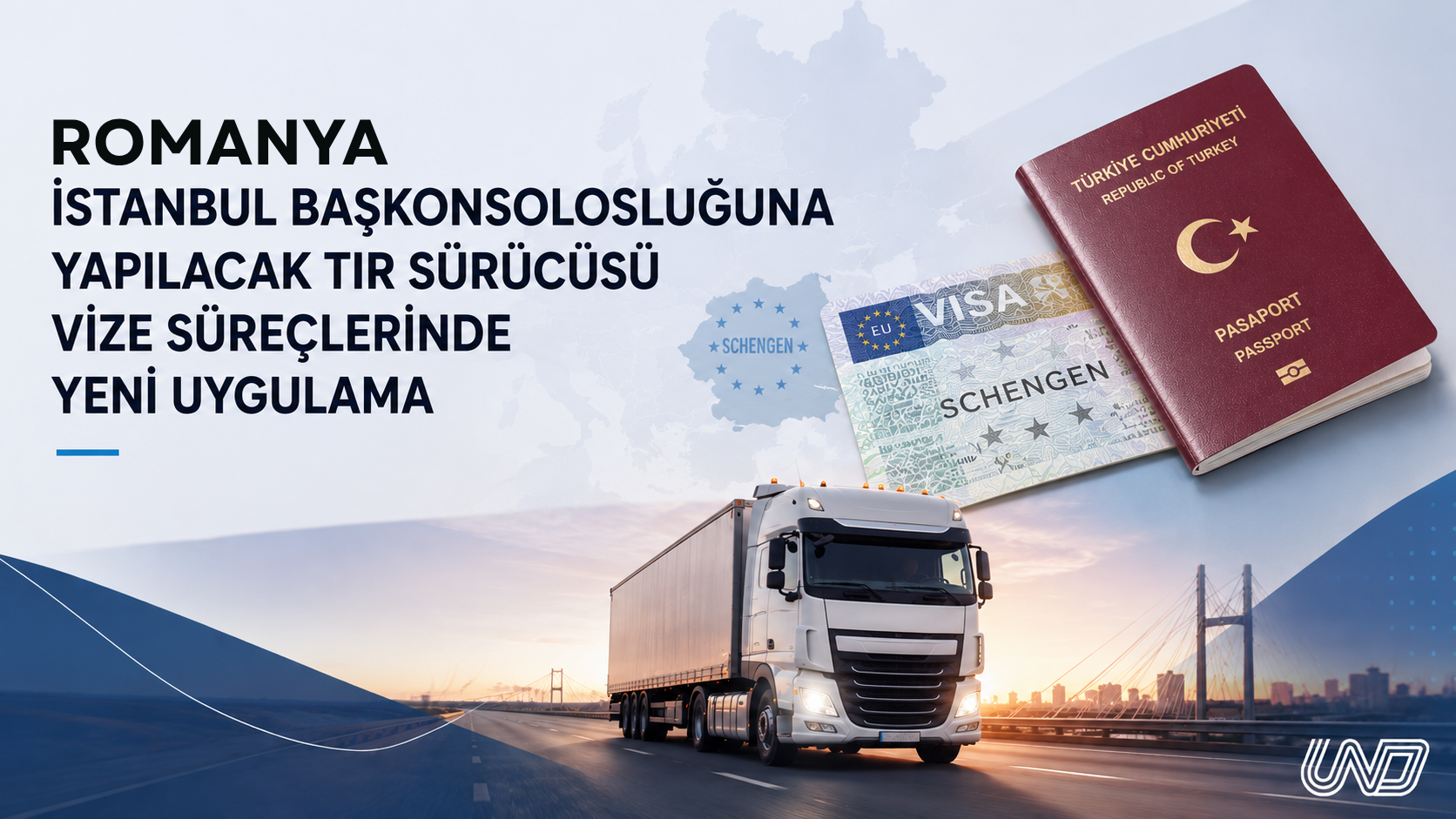 Romanya İstanbul Başkonsolosluğuna Yapılacak Tır Sürücüsü Vize Süreçlerinde Yeni Uygulama