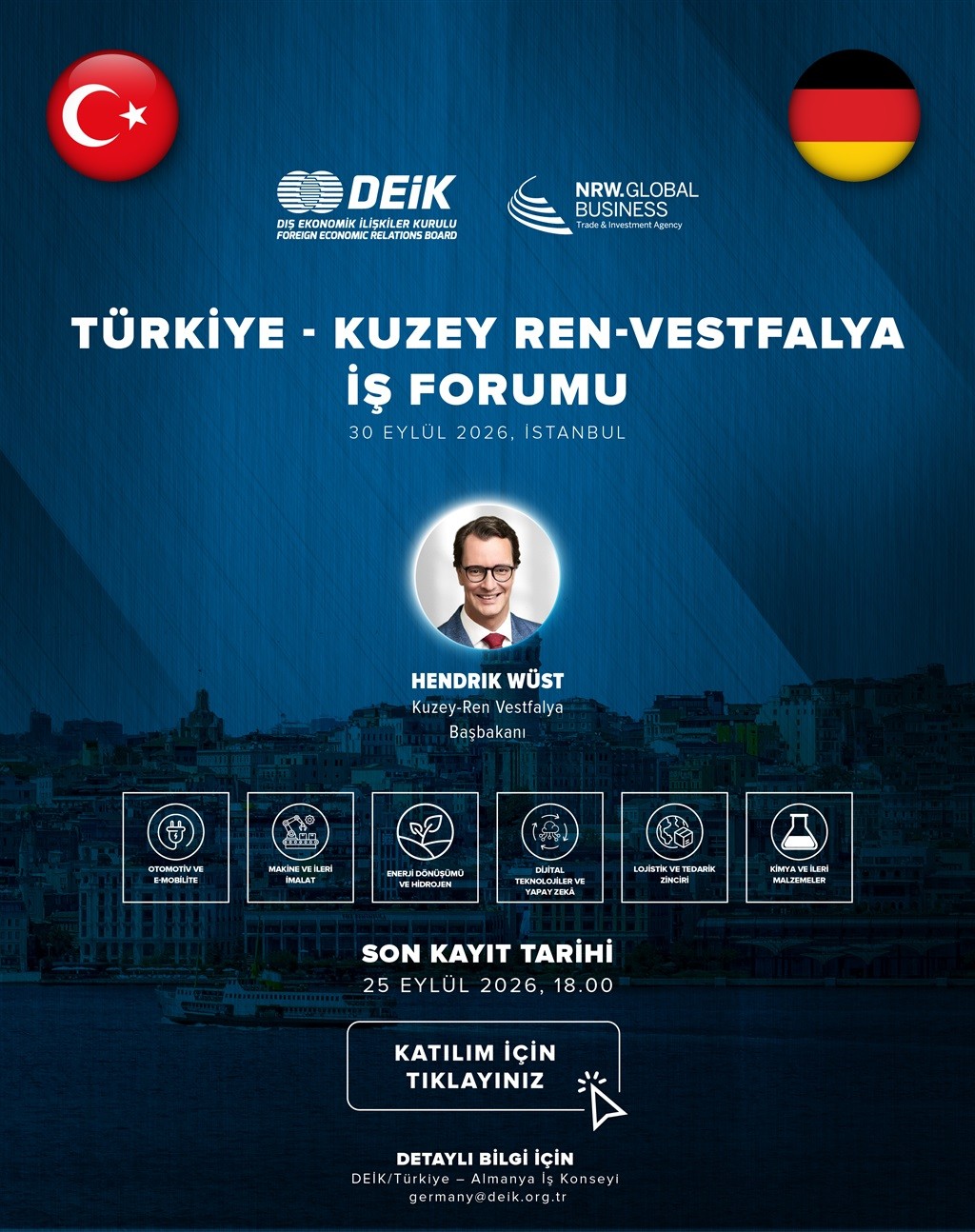 Türkiye-Kuzey Ren-Vestfalya İş Formu