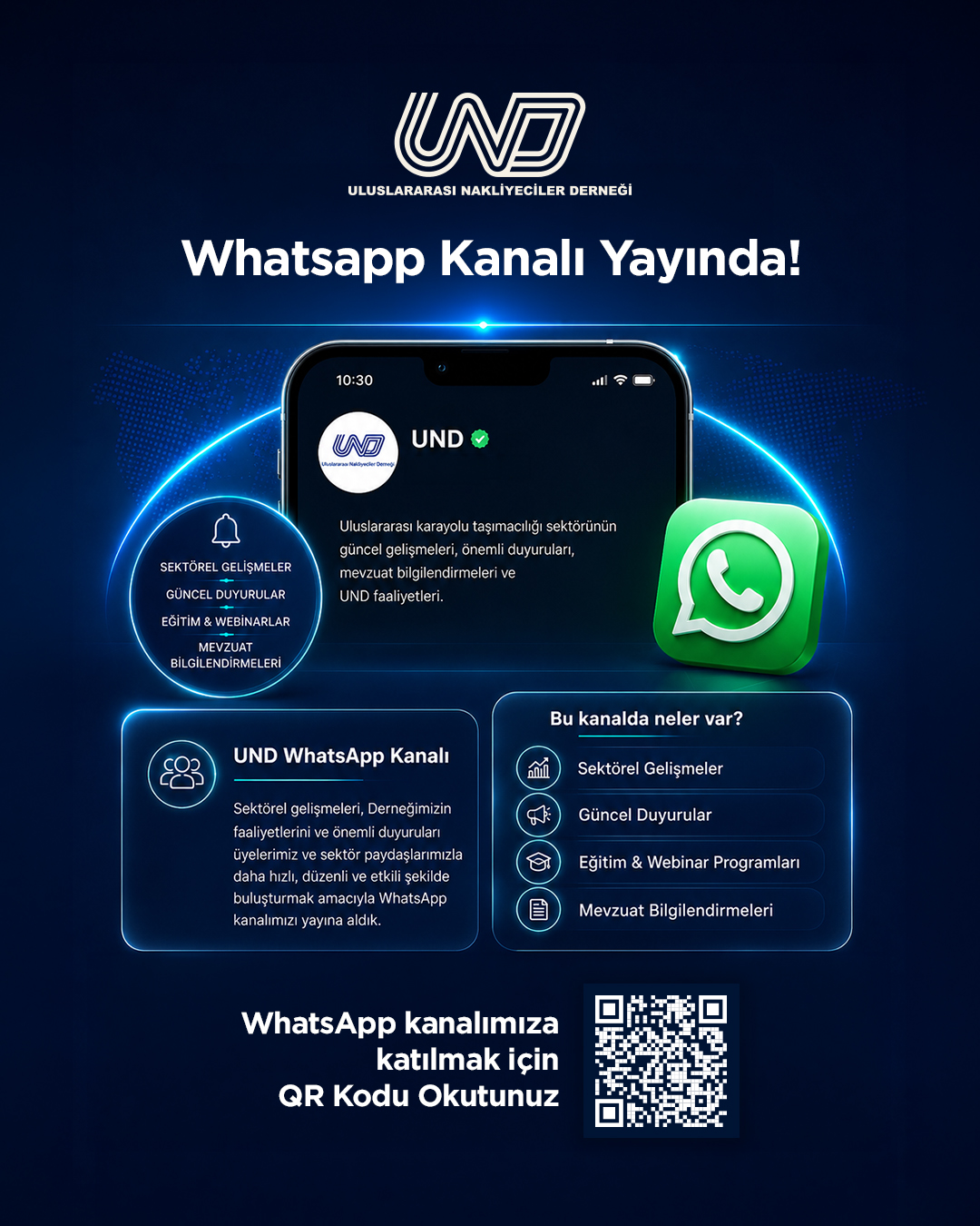 UND WhatsApp Kanalı Yayında