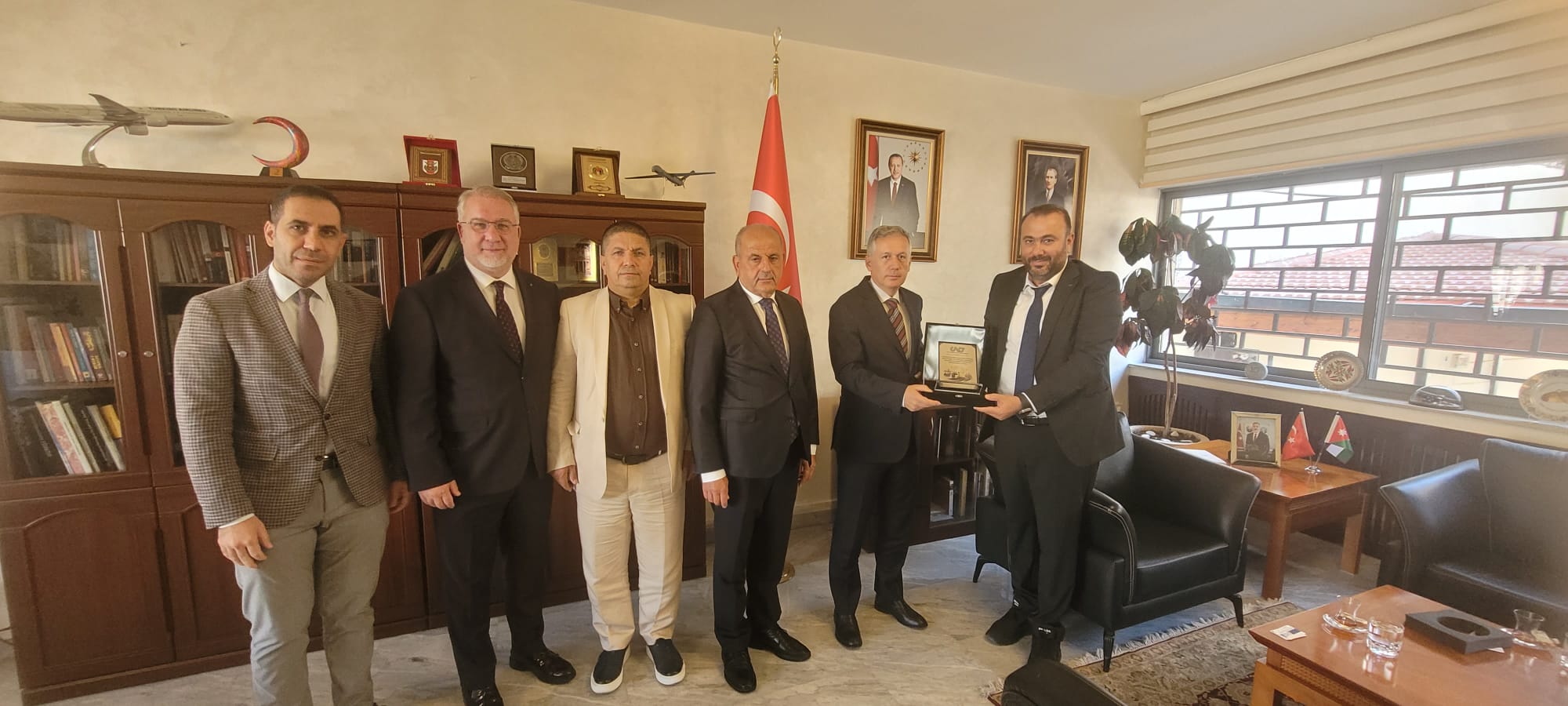 UND Heyeti, Türkiye’nin Amman Büyükelçiliğini Ziyaret Etti