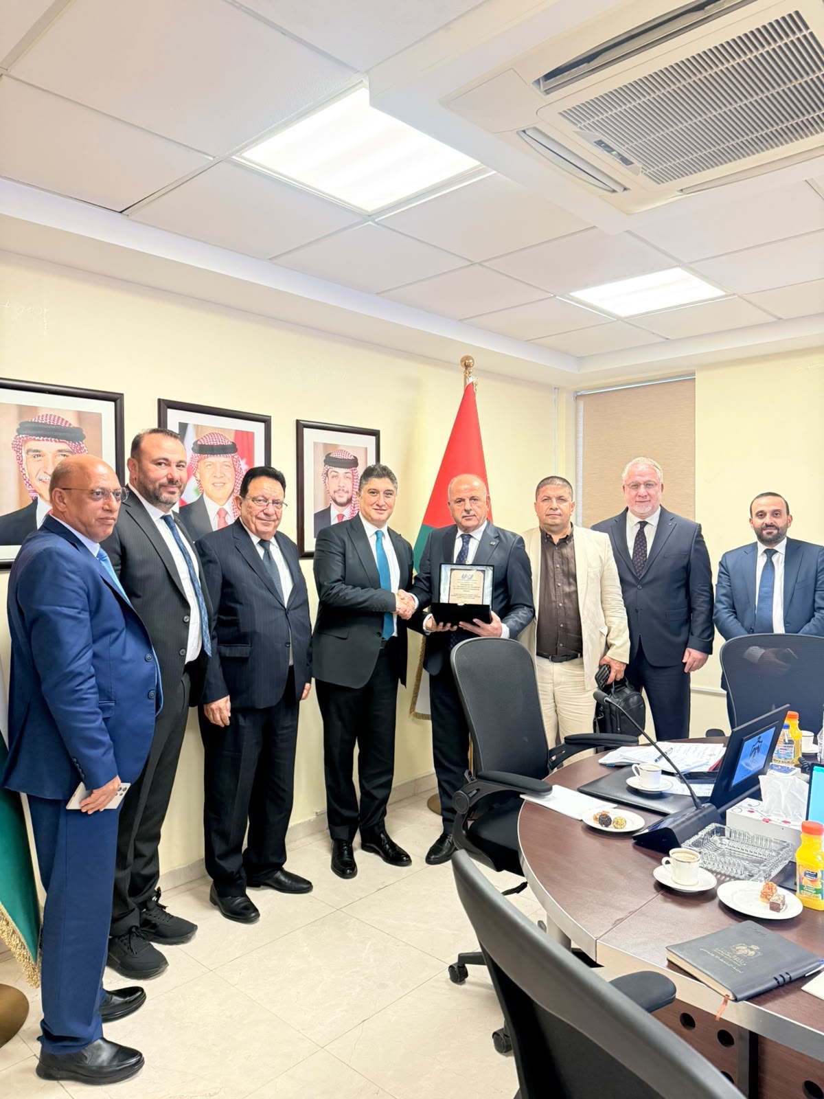 UND Heyeti, Ürdün Ulaştırma Bakanlığını Ziyaret Etti