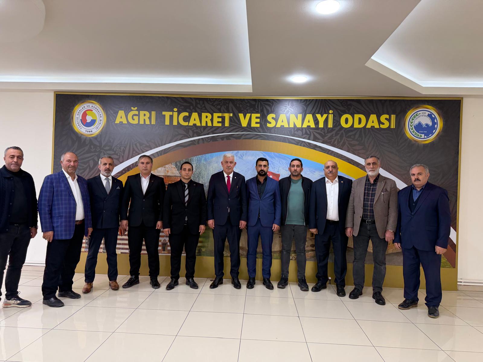 UND’den Ağrı Ticaret Odası Başkanı Mehmet Erat’a Ziyaret